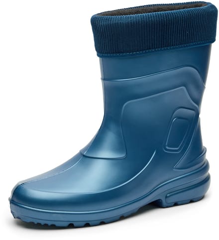 Ladeheid LA-LMG-800-Jessy Dames Regenlaarzen - Rubber - EVA - Metaalblauw/Navy - 38