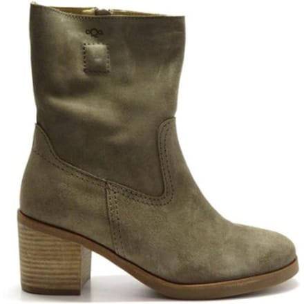Aqa Shoes Velour elmwood A8556 A51 24 TAUPE