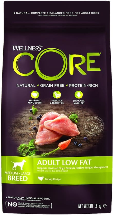 Wellness Core Healthy Weight - Kalkoen - Inhoud - 1,8 kg