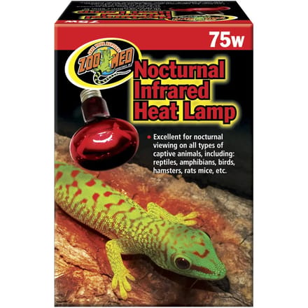 Verwarmde infrarood terrariumlamp Zoomed RS75