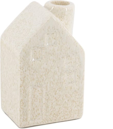 Aardewerk huisje beige