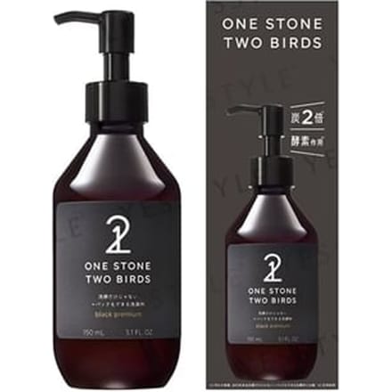 ONE STONE TWO BIRDS - Bubble Face Wash Black Premium 150ml