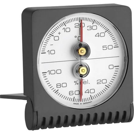 TFA Dostmann 7601 7601 Thermo- en hygrometer Zwart