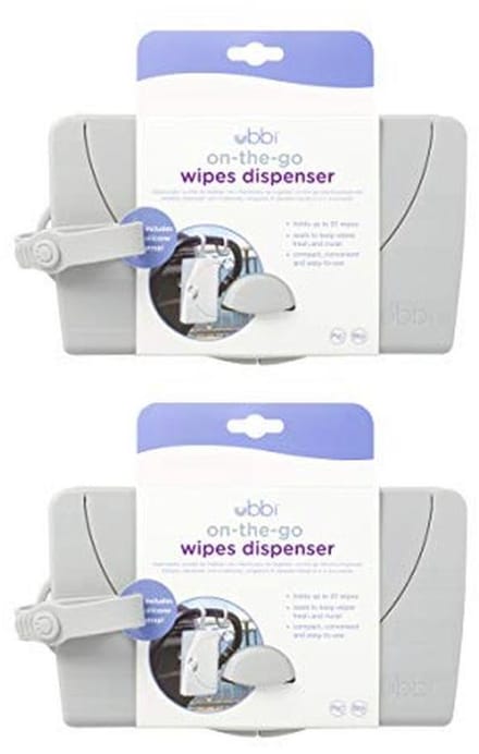 Grijze Veeg Houder voor Baby Geschenken - Set van 2