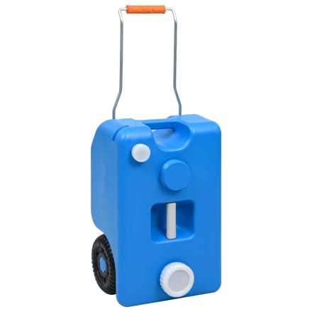 vidaXL - Watertank - op - wielen - 25 - L - blauw