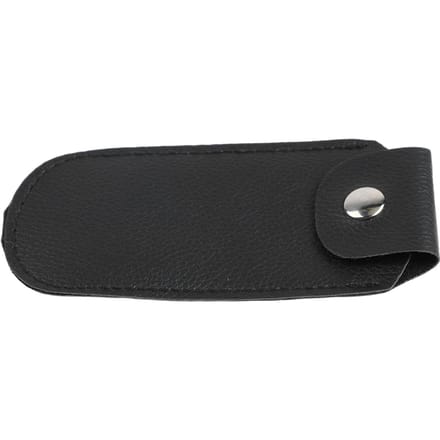 Mondharmonica Opbergtas Comfortabel Handgevoel PU Leer Mondharmonica Etui Container voor Reizen black