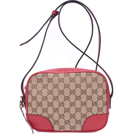 GG Canvas Bree Camera   Crossbody