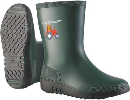 Dunlop Laarzen MH0KL01 Mini Groen/Zwart