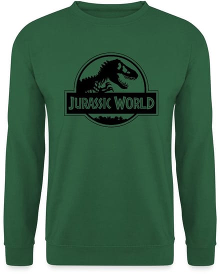 Jurassic World Klassiek Logo In Zwart Sweater Heren