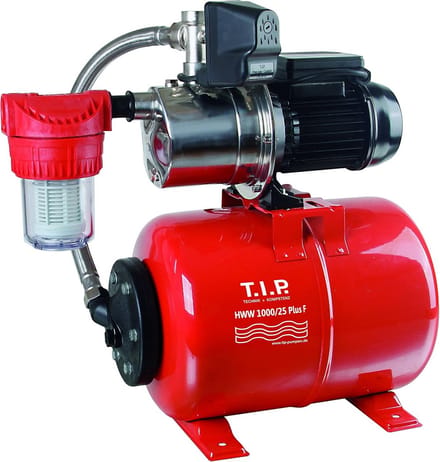 Krachtige Hydrofoorpomp met Drukvat en Voorfilter - 3300 l/u - 46m Opvoerhoogte