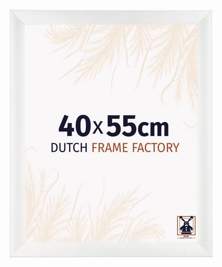 Fotolijst 40x55 cm - MDF - Wit Geveegd - Praag