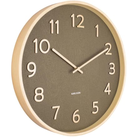 Wandklok Pure hout | KARLSSON