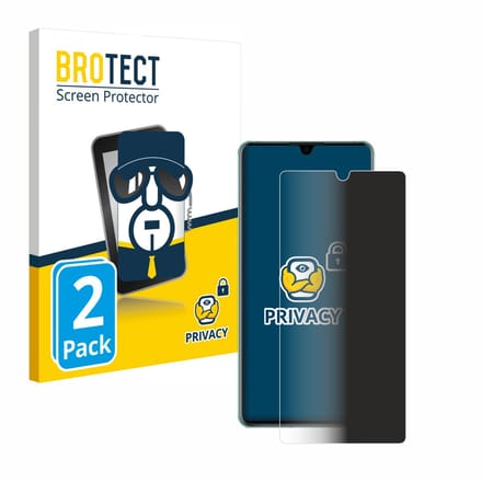 BROTECT - privacy screenprotector voor Huawei P30 - Folie Beschermfolie Blauwlichtfilter 2 Stuks