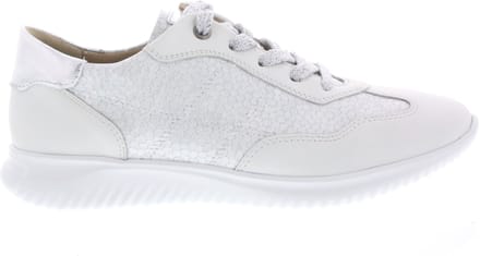 Dames Veterschoenen Hartjes Breeze Eisgrau Weiss 162.1143 Off White - Maat 6½