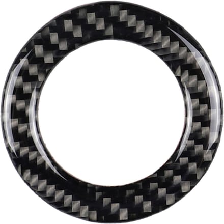 Logo de Volant Style Carbone noir