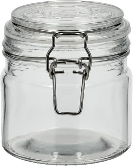 Funktion Weckpot met beugelsluiting Dia 10 x 11 cm 500 ml Helder