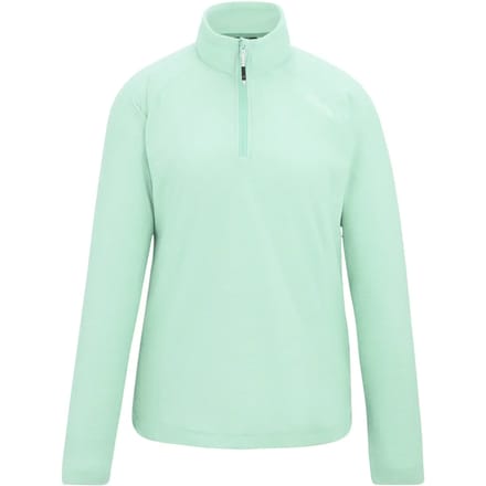 Montes lichtgewicht fleecetrui met halve rits voor dames, ideaal voor wandelen.