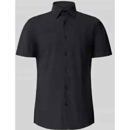 slim fit zakelijk overhemd met korte mouw model 'P-HANK-K-SH-262'