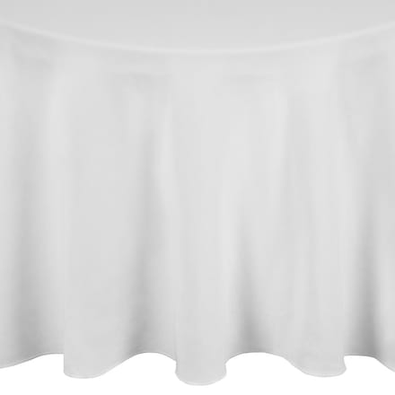 Mitre Essentials OcCASions Rond Tafelkleed Wit - Mitre Essentials GW440