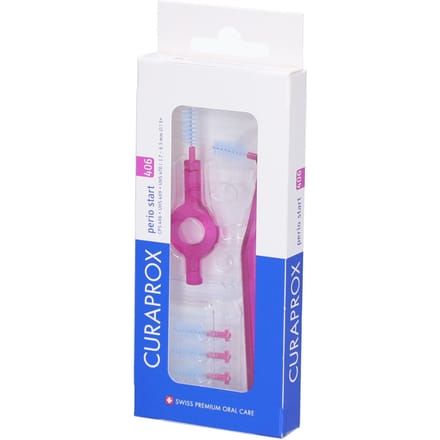Curaprox Cps 406 Perio Start Set Fuchsia 1 Tandenborstel