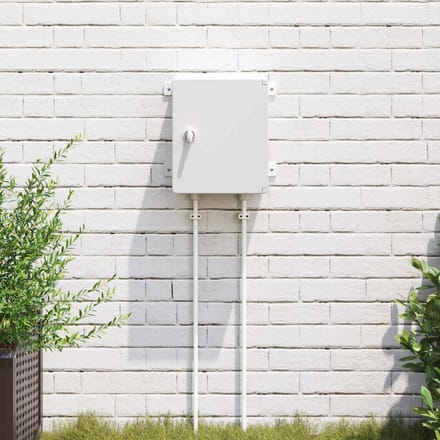 vidaXL - Besturingskast - Grijs - 32 - x - 13 - x - 30 - cm - ABS - Kunststof