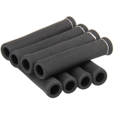 8 PIÈCES 2500 degrés Cache Protecteur Thermique pour Capuchon de Fil de Bougie d'Allumage de Voiture gray