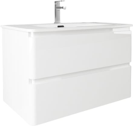 LINEA UNO - Sin 80 - Glans wit - Badmeubel - - 301724