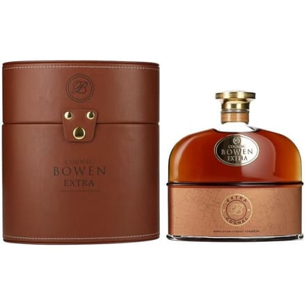 Bowen Cognac Cognac Bowen Extra 40% Vol. 0,7l in geschenkverpakking in Lederoptik
