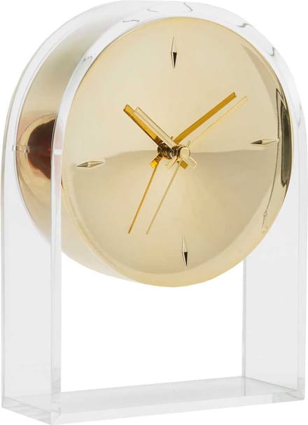Kartell Air Du Temps Klok Crystal/gold