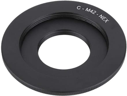 ONF3 - Aluminiumlegering Lens Adapter Ring - Duurzaam - Zwart - Geschikt voor Mount Camera - Accessoires voor C Mount Lens