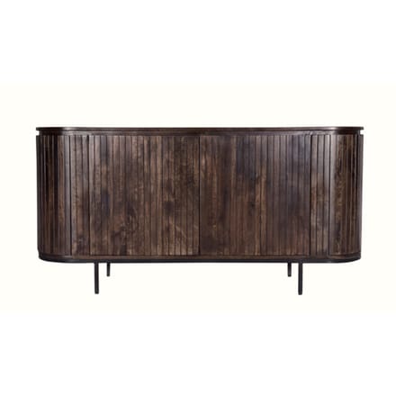 Livingfurn - Dressoir Noor Walnut 170cm - Mangohout / Gecoat Staal