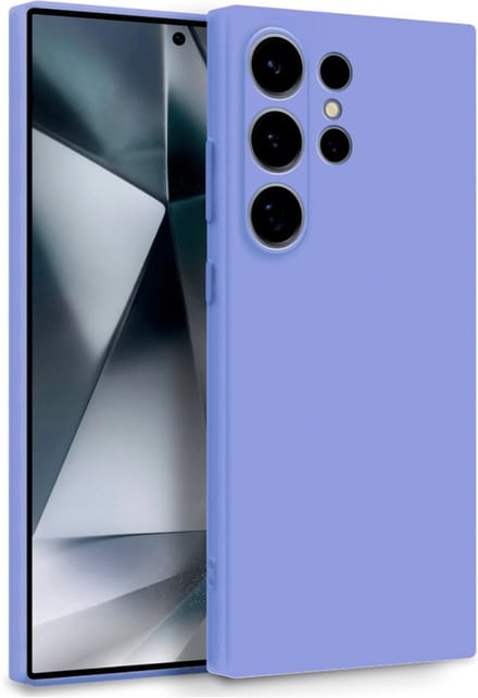 Cityhoesje Samsung S25 Ultra Siliconen Backcover - Paars
