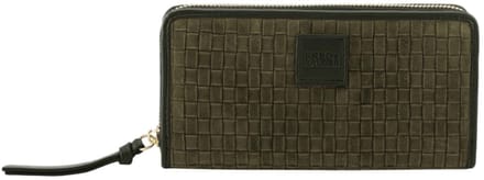 FREDsBRUDER portemonnee Weave Harmony Zip Wallet Khaki Green kaki