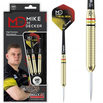 BULL'S Mike De Decker Brass - Dartpijlen