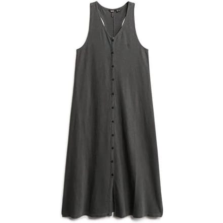 Superdry - Beach jersey midi-hemdjurk - Dames - Jurken