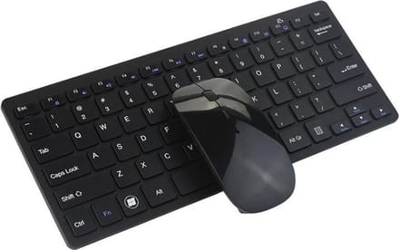 Toetsenbord en muis draadloos 2.4G Wireless - USB Transmitter - QWERTY - Zwart van Zedar