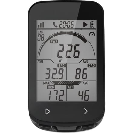 GPS Fietscomputer Waterdicht Draadloze Slimme Fietscomputer Snelheidsmeter 5 Satelliet Systemen 2.6 Inch Groot Scherm zwart