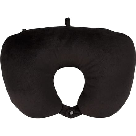 Abbey Camp Nekkussen Foam 2-in-1 - Reiskussen - Zwart