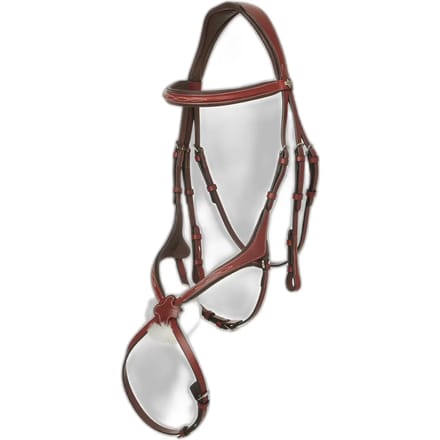 LeMieux Kudos Grackle Hoofdstel Full Chestnut/Zilver