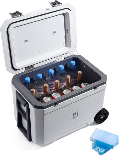 Brisby Koelbox 45L – Verrijdbaar – 4 Koelelementen – Verrijdbaar – Wit