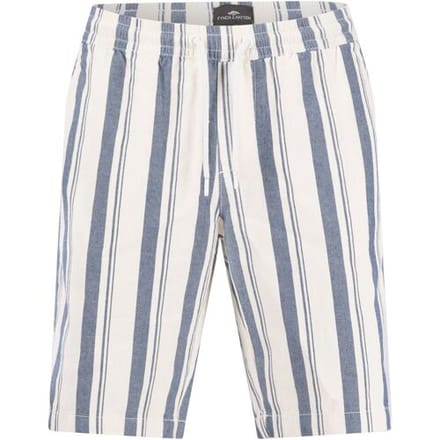 Fynch-Hatton Bermuda Summer Duo Stripe Drawstring Pull-On Blauw-Wit / male