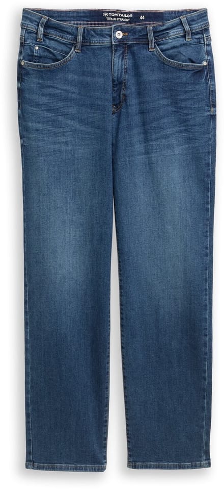 Tom Tailor - Plus Size - Straight jeans - Maat 46 - Clean Mid Stone Blue Denim