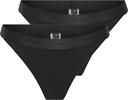 ONLY - ONLCOOL COTTON THONG 2-PACK ACC - Meisjes - Slips