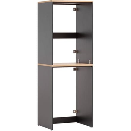 SCHILDMEYER Wasmachinekast Solea (2-delige set, antraciet)