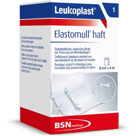 Leukoplast® Elastomull Haft 8 cm x 4 m 1 Gaasverband