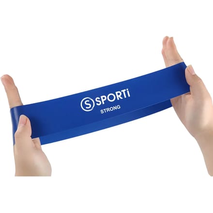 Platte band/set van 4 platte elastieken Sporti