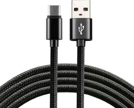 Everactive Usb-A Usb-C Kabel Voor Telefoon Laptop 0 3M Zwart Cbb0 3Cb