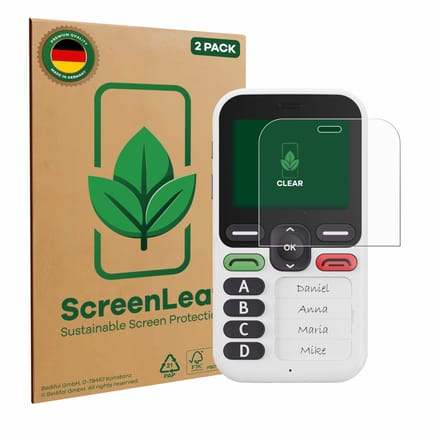 2 Stuks Screenprotector voor Doro Leva X10 - Hoogwaardige Beschermfolie transparant