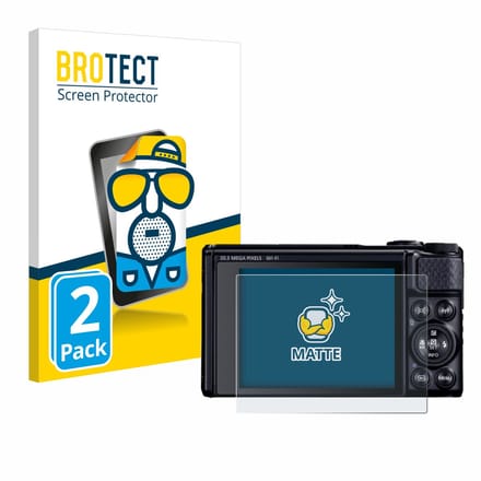 BROTECT - Screenprotector voor Canon PowerShot SX740 HS Lite - Folie Beschermfolie matte 2 Stuks