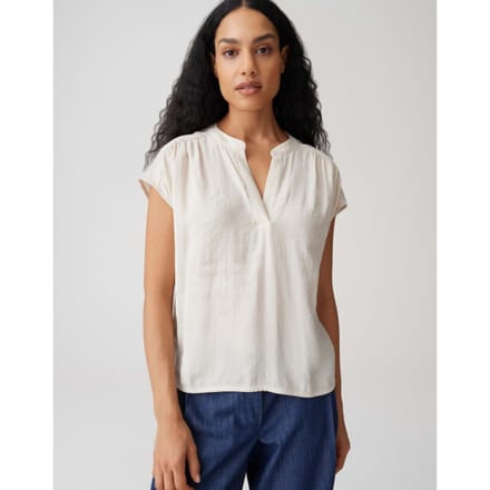 Blouseshirt van modalmix model 'Sawoko'